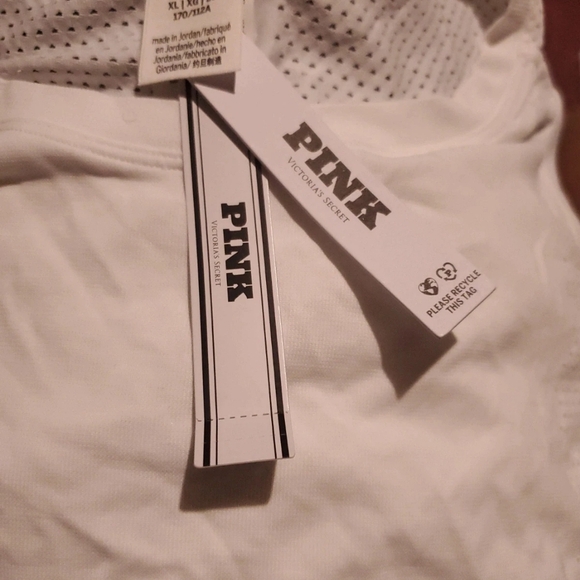 Nike Women's White Muscle Tee - Picture 3 of 10